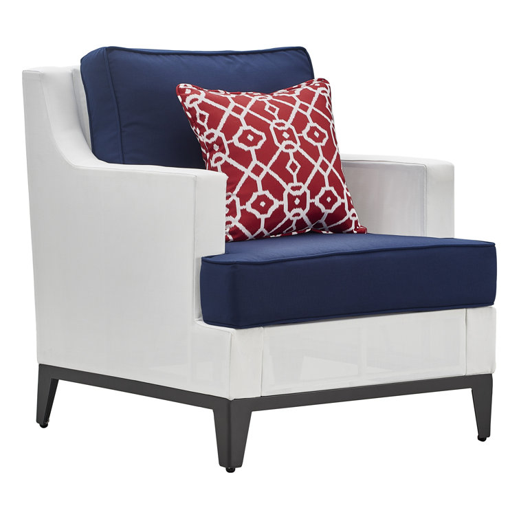 Tommy Hilfiger Hampton Patio Chair with Cushion & Reviews Wayfair